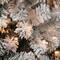 4.5ft. Pre-Lit Acacia Medium Flocked Artificial Christmas Tree, Clear Lights